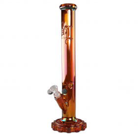 BLAZE 'Gear' Borosilikatglas Bong mit Regenbogeneffekt Rot