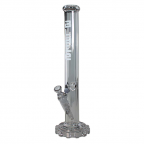 BLAZE 'Gear' Borosilikatglas Bong mit Regenbogeneffekt Grau
