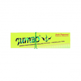 Green King Size Slim Longpapers + vorgedrehte Tips