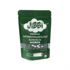 Premium Grün Konische Aktivkohlefilter 5,5-7mm 50 Stk.