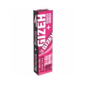 Gizeh PINK King Size Slim Longpapers + Aktivkohlefilter