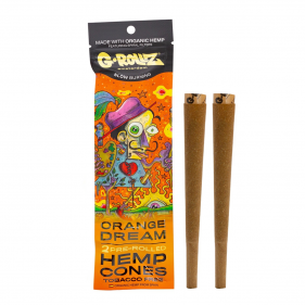 Orange Hemp Cones 2 Stk.