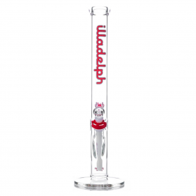 Illadelph 'Red Tall Straight' Borosilikatglas Bong