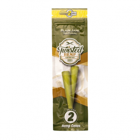 Twisted Hemp Plain Jane Hemp Cones 2 Stk.