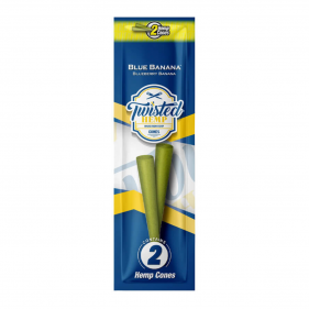 Twisted Hemp Blue Banana Hemp Cones 2 Stk.