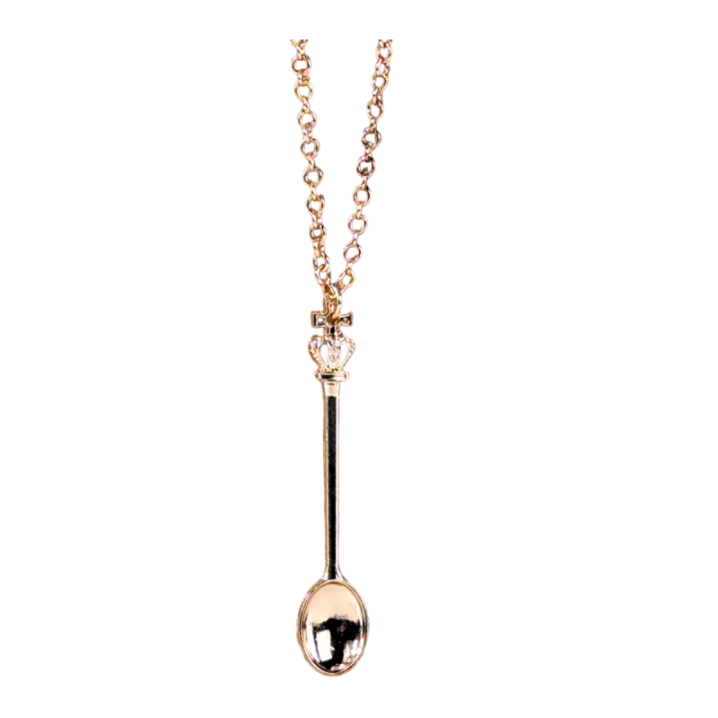 Kette mit Löffelchen Roségold