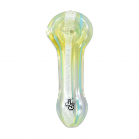JJ Löffelpfeife aus Glas Gelb