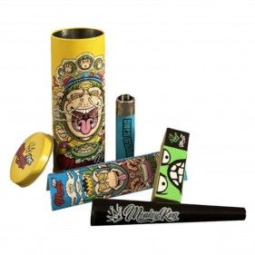 Monkey King 'Round Tin Box' Raucher-Set