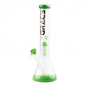 Grace Glass 'Limited Edition Green Beaker' Borosilikatglas Bong