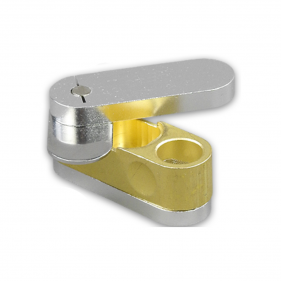 Monkey-Pipe Metallpfeife aus Stahl und Messing