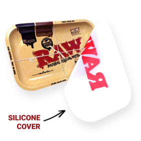 RAW Classic Tablett Rolling Tray mit Silikonhülle