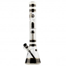 Grace Glass 'Golden Line Black Beaker' Borosilikatglas Bong