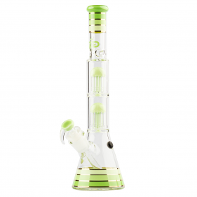Grace Glass 'Golden Line Green Beaker' Borosilikatglas Bong