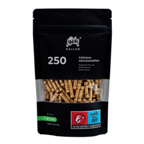 Kailar Organic Cellulose Aktivkohlefilter 5,9mm 250 Stk.