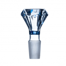 Glas Steckkopf Trichter Diamant NS19