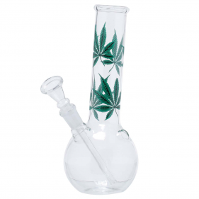 'Multi Leaf' Borosilikatglas Bong