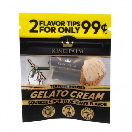 King Palm Flavor Tips GELATO CREAM 7mm 2 Stk.