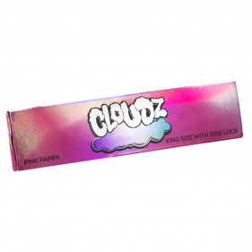 Cloudz Pink Schimmernde King Size Slim Longpapers + Tips