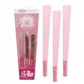 Pre-Rolled Cones Rosé Edition mit Aktivkohlefilter 3 Stk.