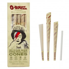 G-Rollz 'Lizzie Stardust' Organic Hemp Cones 20 Stk.