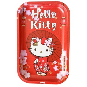 Hllo Kitty Kimono Red Tablett Rolling Tray M