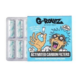G-Rollz Dr. Puffins Blau Aktivkohlefilter 6mm 10 Stk.