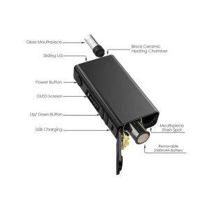 Flowermate V5 Nano Vaporizer Schwarz