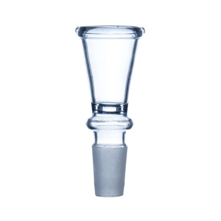 Glas Steckkopf Trichter Hoch NS14
