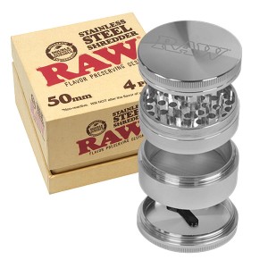 RAW Stainless Steel Shredder Edelstahl Grinder 50mm