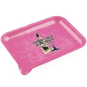 Santa Cruz Shredder Roller Girl Hanfplastik Rolling Tray Pink
