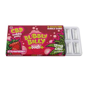 Cannabis CBD Erdbeere Kaugummis 17mg 12 Stk.