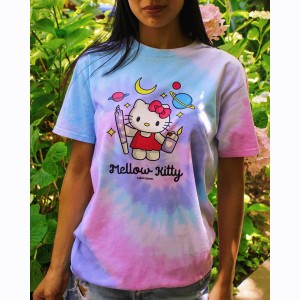Mellow Kitty Tie Dye T-Shirt