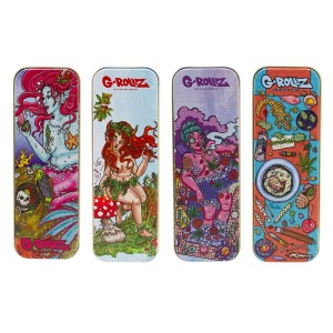 Kleine Metalldose Verschiedene Designs