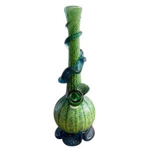 Noble Glass Medium Glow in the Dark Softglas Bong Grün