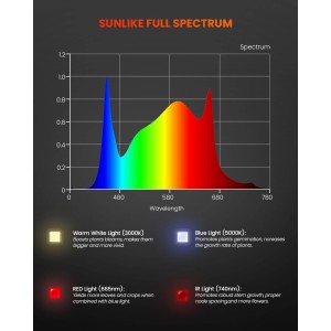 Spider Farmer 33W LED Grow Light SF300 - Online Bestellen