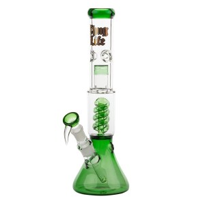 Thug Life Glas Bong mit Spiralperkolator - Online Bestellen