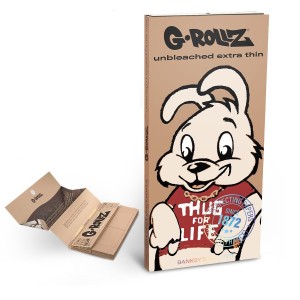Thug For Life Unbleached King Size Slim Longpapers + Tips & Tray