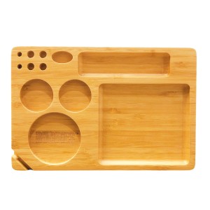 Buddies Tool Set 13-in-1 Bambus Rolling Tray - Online Bestellen