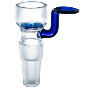 Blue Star Glas Steckkopf mit Sieb für 14,5mm und 18,8mm