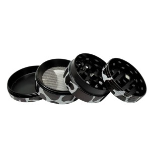 Grindie Go Mini Aluminium Grinder Schwarz/Weiß