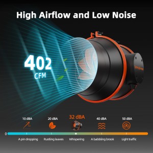 Spider Farmer Inline Fan 6 Inch + Smart Controller Grow