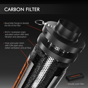 Spider Farmer 6 Inch Aktivkohlefilter - Online Bestellen