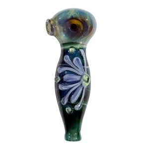 Lyric Glass Blauer Lotus Glaspfeife - Online Bestellen