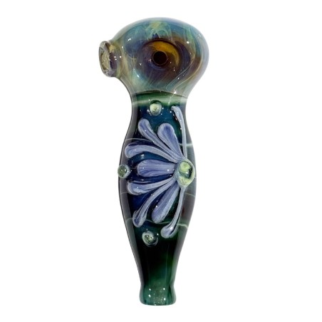 Lyric Glass Blauer Lotus Glaspfeife - Online Bestellen