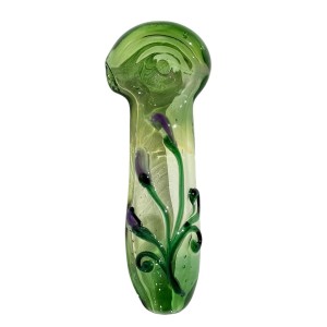 Lyric Glass Grüne Blume Glaspfeife - Online Bestellen