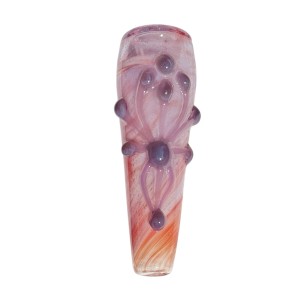 Lyric Glass Pink Orange Lila Glas Chillum - Online Bestellen