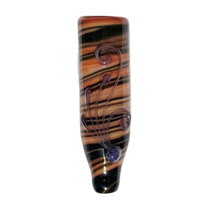 Lyric Glass Orange Schwarz Glas Chillum - Online Bestellen