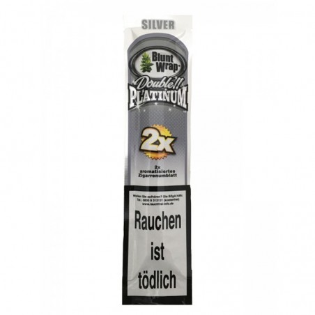 Blunt Wrap Double Platinum SILVER 2 Stk.