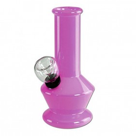 Mini Borosilikatglas Bong Pink