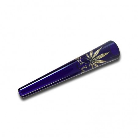 Robustes Glas Chillum Blau 23cm